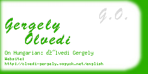 gergely olvedi business card